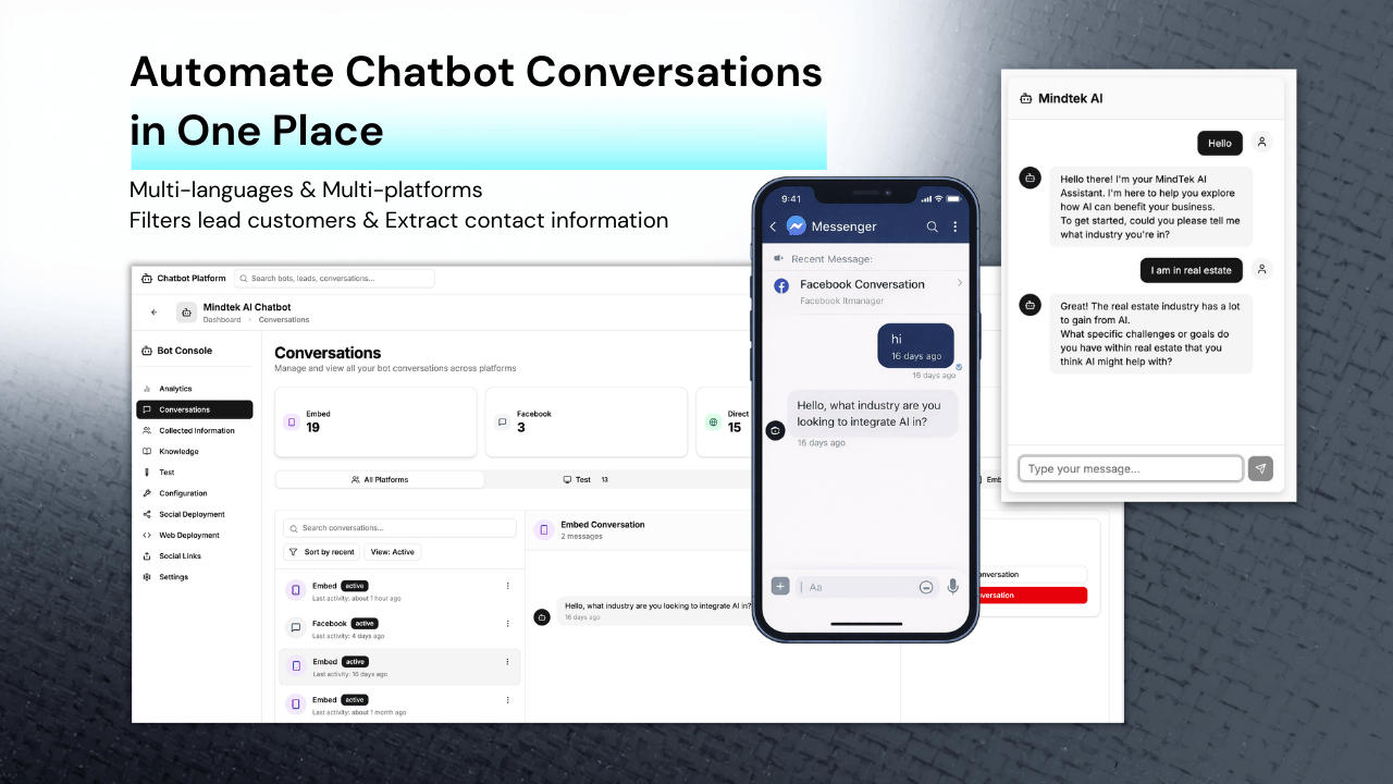 AI Chatbot interface